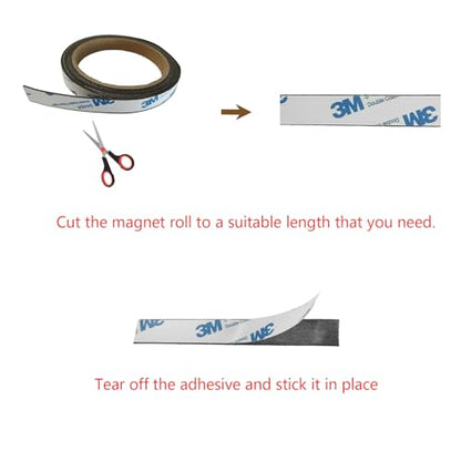 1 2 Inch Neodymium Flexible Magnet Strip