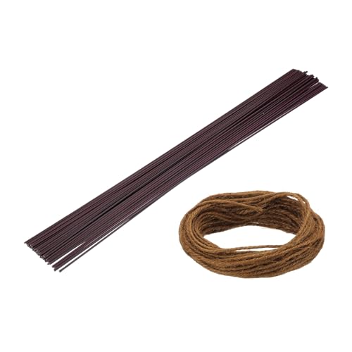 50Pcs 2 Gauge Floral Wire (50 Count)