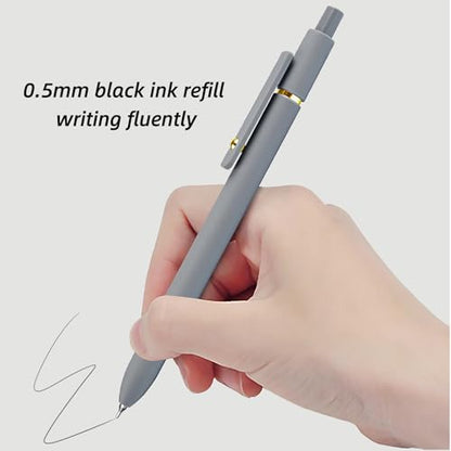 Gel Pens 6 Pcs 0.5mm Fine Point Smooth Writing Pens Cute Pens
