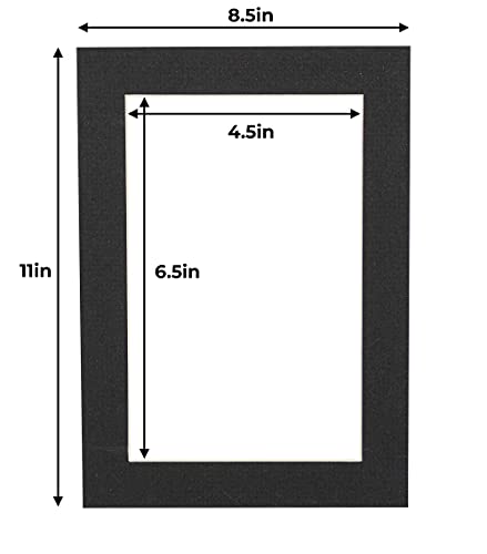 5x7 Mat for 8.5x11 Frame