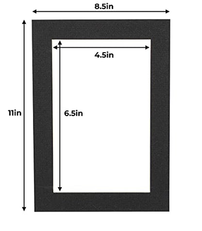 5x7 Mat for 8.5x11 Frame