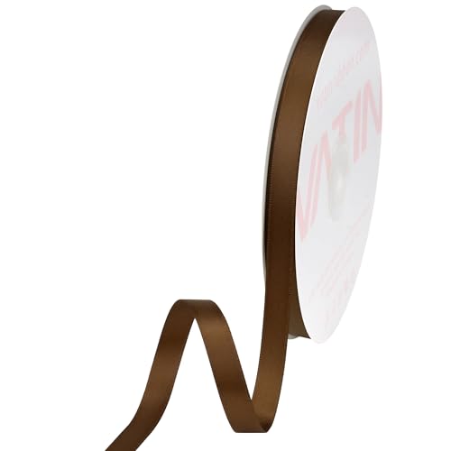 Brown Satin Ribbon 3 (150 Foot)