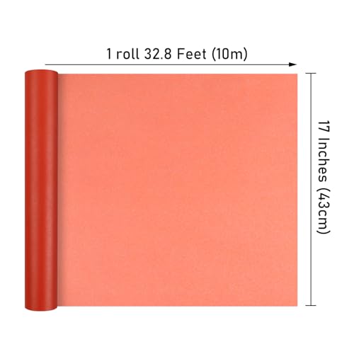 Red Matte Wrapping Paper (46.28 Sq Ft)
