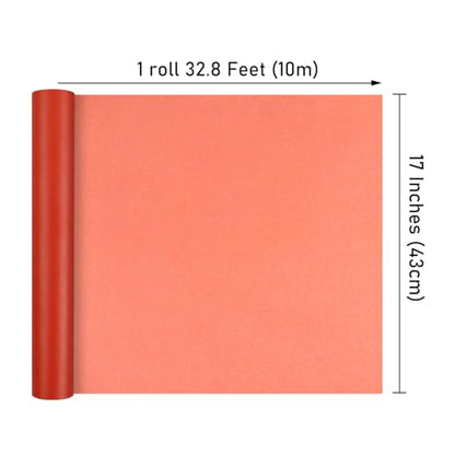 Red Matte Wrapping Paper (46.28 Sq Ft)