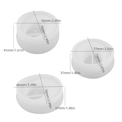 Silicone Candle Molds Soy Wax Mold for Candles Making