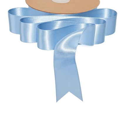 Light Blue Satin Ribbon 1 inch x 25 Yards