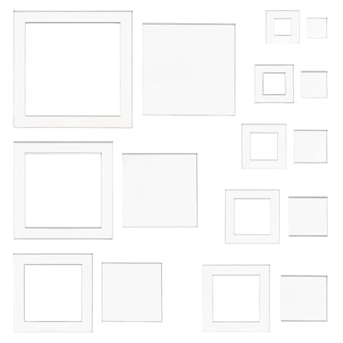 16 Sizes Square Quilting Template (16 Count)