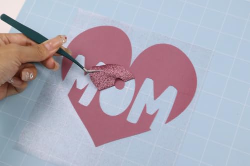 Silver White Glitter Heat Transfer Vinyl