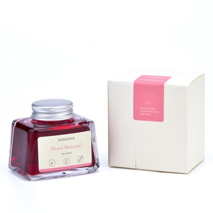 Hongdian Fountain Pen Bottled Ink Peach Blossom Color
