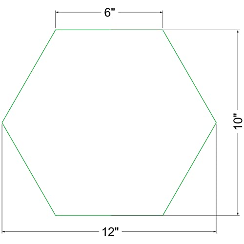12" Hexagon Stepping Stone Mold