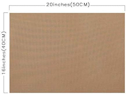 3 Pack PTFE Teflon Sheet 16 x 20" and 3 Rolls 10mm X 33m Heat Resistant Sublimation Tape for Heat Press Transfer Non Stick Paper Reusable Heat Resistant Craft Mat,Protects Iron,for Heat Press Machines