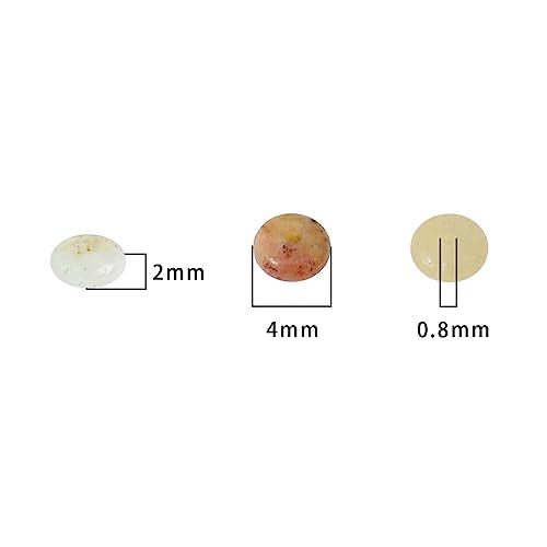 Natural Amazonite Disk Stone Beads 4x2mm 160pcs Rondelle Loose Semi Gemstone Beads for Jewelry Making Design (160 Count)