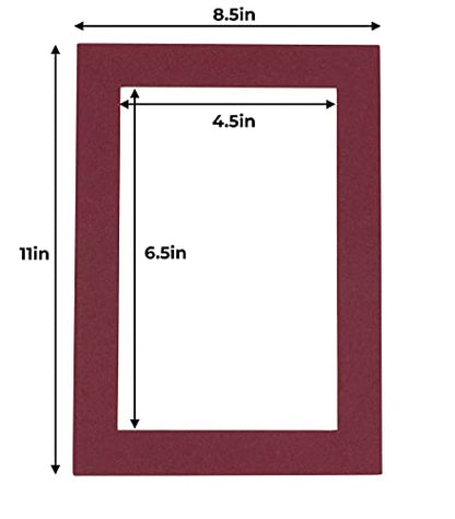 5x7 Mat for 8.5x11 Frame
