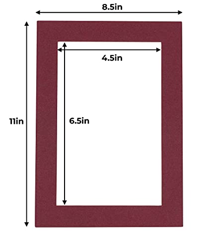 5x7 Mat for 8.5x11 Frame (10 Count)