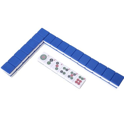 American Mahjong Tile Set with 166 Navy Blue Back Tiles (166 Count)