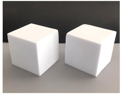 4x4x4in Square Foam Blocks 6 Pack Polystyrene for Arts & Crafts