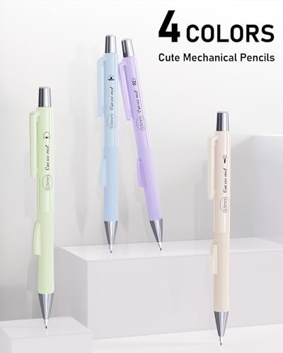 Cute Mechanical Pencil Set with Case (4 Count)