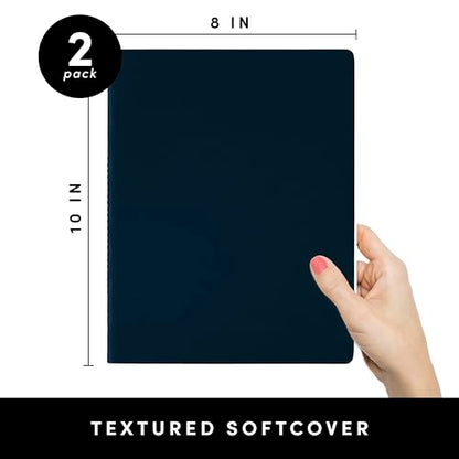 Soft Cover Blank Journal Notebook (2 Count)