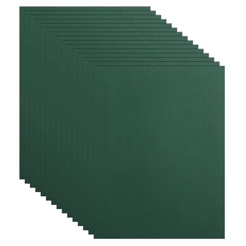 40 Sheets Dark Green Cardstock 8.5 x 11 Craft Paper 75lb (40 Count)