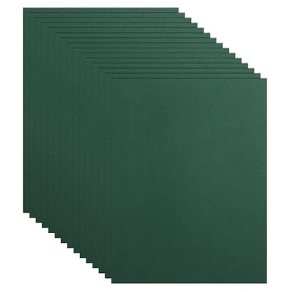 40 Sheets Dark Green Cardstock 8.5 x 11 Craft Paper 75lb (40 Count)