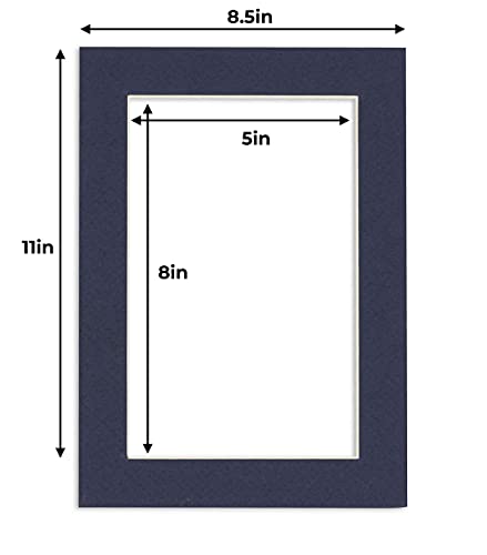 5.5x8.5 Mat for 8.5x11 Frame