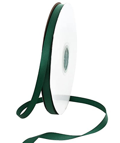 100yds 3 8 Inch Dark Green Satin Ribbon for Craft Gifts Wrapping (300 Foot)