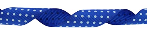 Polka Dot Grosgrain Ribbon 25 Yard Each Roll 100% Polyester