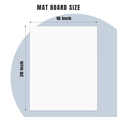 16x20 Uncut Picture Mat Boards