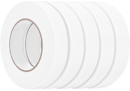 Double Sided Foam Tape 1In x 16.5FT 5 Pack (5 Count)
