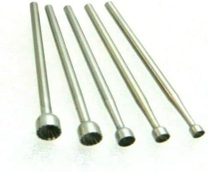 JTS Wire Rounding Bur Set of 6 Sizes Wire Rounder for 22-12 Gauge Wires Swiss Made