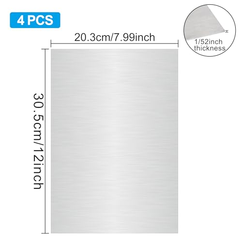 4PCS 8"x12"x1 (4 Count)