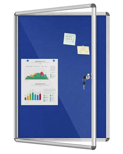 38"x28" Enclosed Bulletin Board