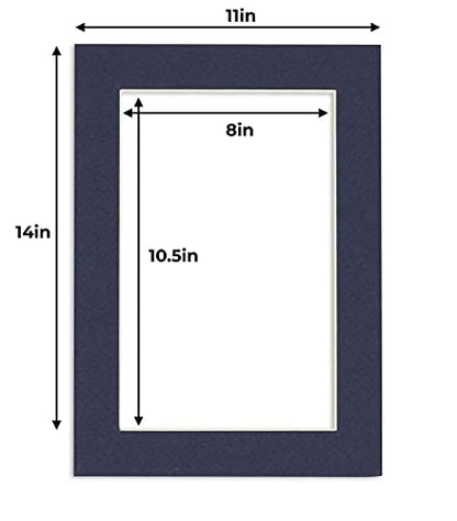 11x14 Mat for 8.5x11 Photo (100 Count)