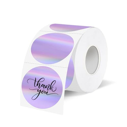 1.5" Holographic Direct Thermal Label Stickers