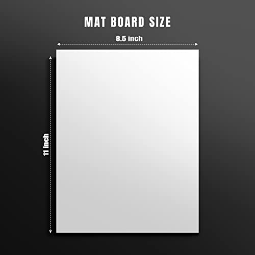 8.5x11 Uncut Picture Mat Boards
