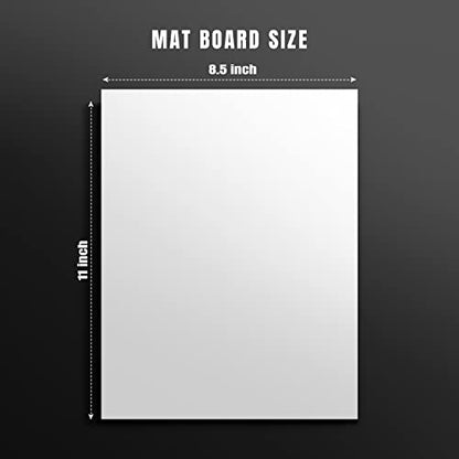 8.5x11 Uncut Picture Mat Boards