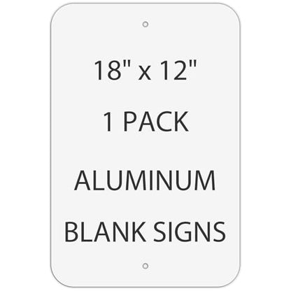 Blank Aluminum Signs 1