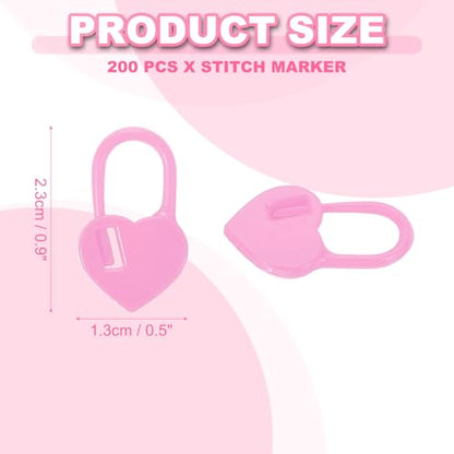 200pcs Stitch Markers for Crocheting