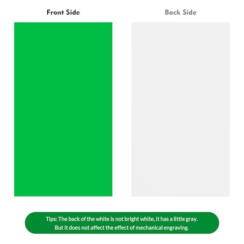 Laser Engraving Blank Green ABS Double Color Plastic Sheet