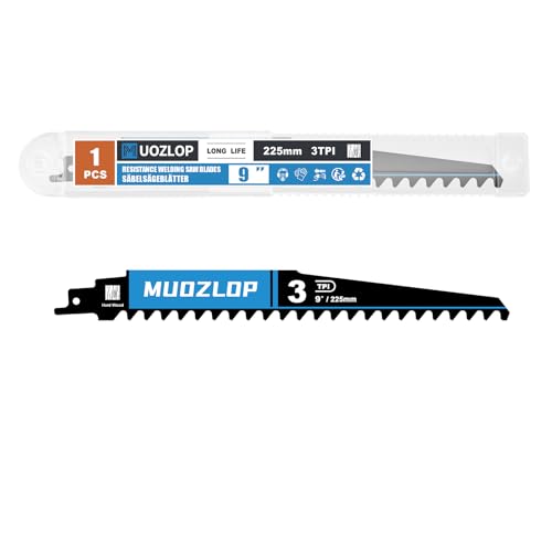 1Pack 9inch 3TPI High Reciprocating Saw Blades