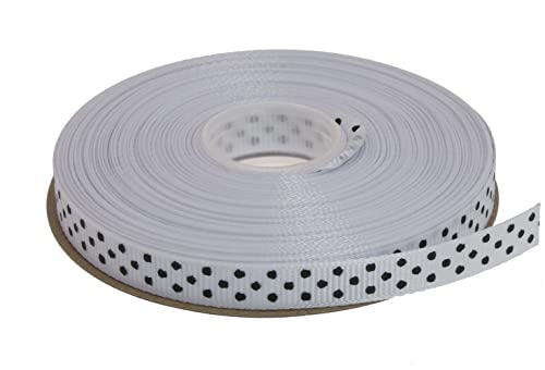Polka Dot Grosgrain Ribbon 25 Yard Each Roll 100% Polyester