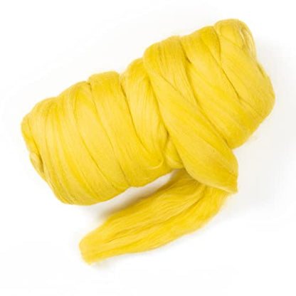 Colored Natural Wool roving (16 Ounce)