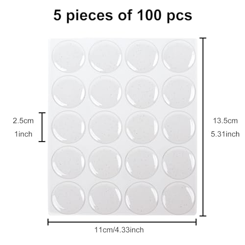 Epoxy Resin Dome Stickers (100 Count)