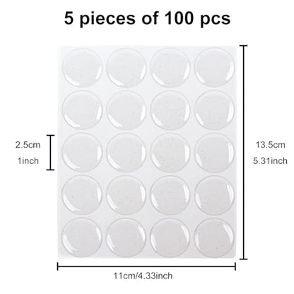 Epoxy Resin Dome Stickers (100 Count)