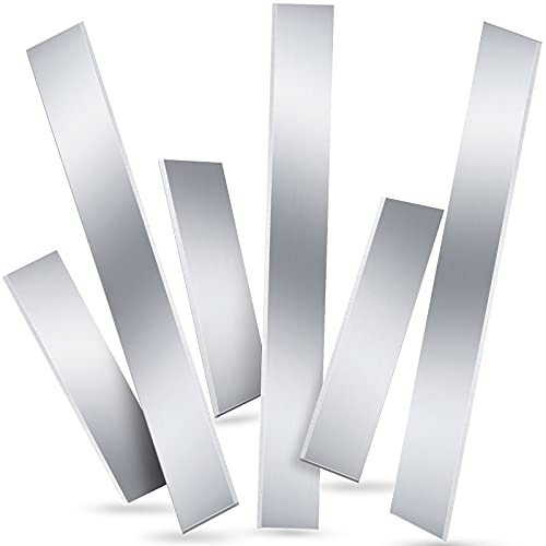 Flexible Polymer Clay Cutters 8 Inch 4 Inch Carbon Steel Blade Polymer Clay Cutting Slicing Tools for DIY Shaping Modelling Sculpturing Supplies (6 Count)