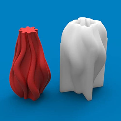 Irregular Cylinder Silicone Candle Mold