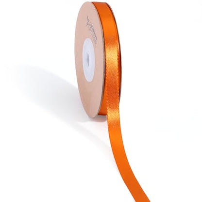 Orange Satin Ribbon 3