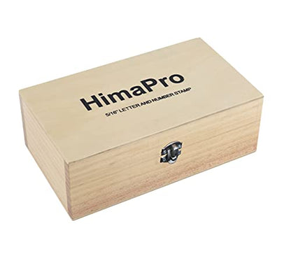 Letter and Number Stamp Set 36pcs 40Cr Alloy Steel Metal Stamp Number & Letter Punch Set in a Wooden case (36 Count)