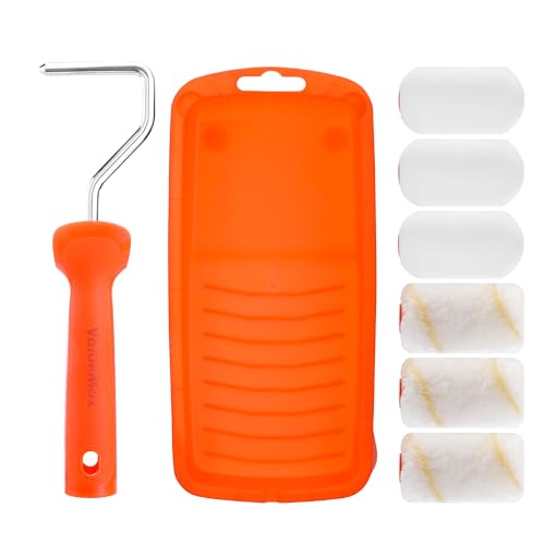 8PCS 2.5" Small Paint Roller Kit