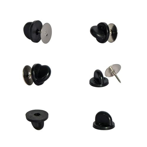 80 Pairs Rubber Pin Backs